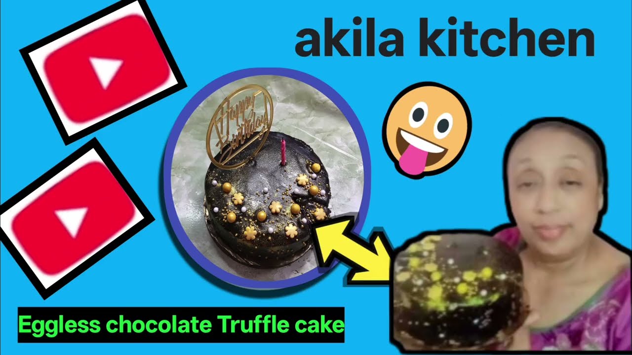 Eggless chocolate Truffle cake 🎂