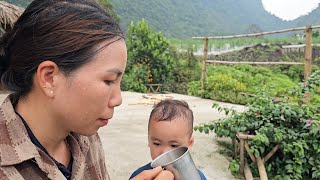 Download lagu The warrior mother builds the farm and takes care of her children alone. mp3