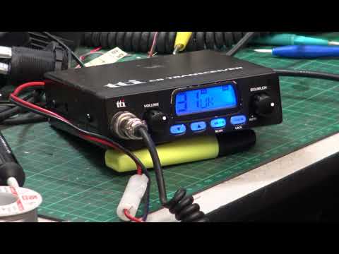 TTI TCB550 CE MultiNorm CB radio (mobile) - On The Air Test (ex scrap set)
