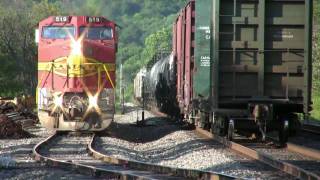 preview picture of video 'BNSF Action Along the Mississippi in Wisconsin Part 3'
