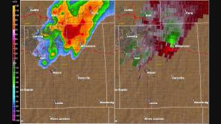 Doppler Radar - Mason - Williamston - Ingham County Michigan Tornado - October 18 2007