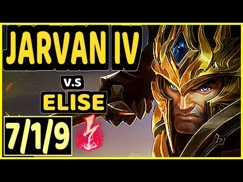 KIREI (JARVAN IV) vs ELISE - 7/1/9 KDA JUNGLE CHALLENGER GAMEPLAY - EUW