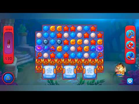 фишдом 2022  #  10784 уровень - прохождение без бустеров # Fishdom,   10784  level - no Boosters.