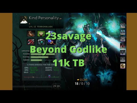 7.27d Terrorblade. Why 23savage is 11k and You're Not.