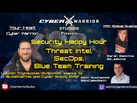 Security Happy Hour: Threat Intel, SecOps, and Blue Team Training