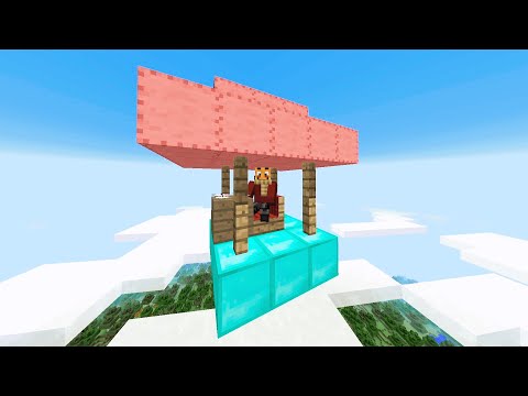 How to build a FLYING SHIP in Minecraft