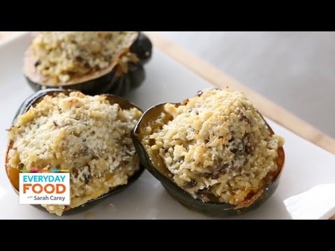 Acorn Squash Stuffed with Mushrooms and Rice |...