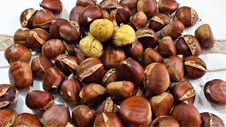 Castañas asadas en el horno - fáciles de hacer