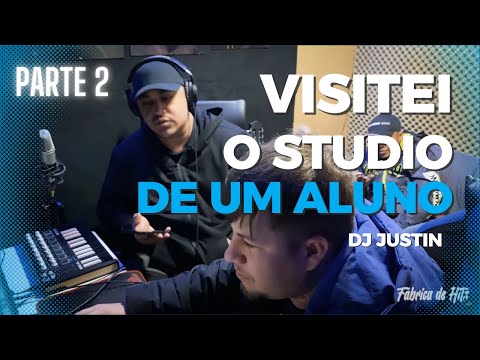 DJ PERERA visita studio de ALUNO do FÁBRICA DE HITS - Ep. 02 - Dj Justin