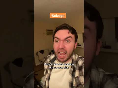 MHA: Closet Time With IzuOcha #comedy #shorts #animecomedy