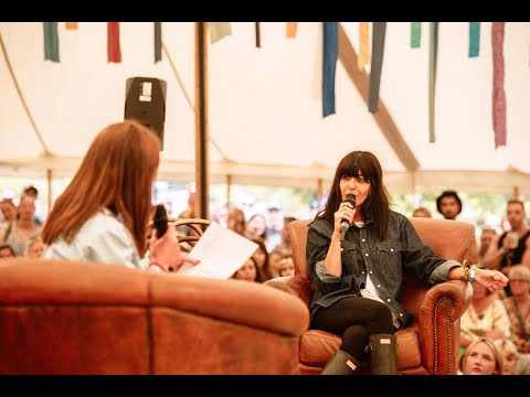 Claudia Winkleman in conversation with Hannah MacInnes at Wilderness 2024