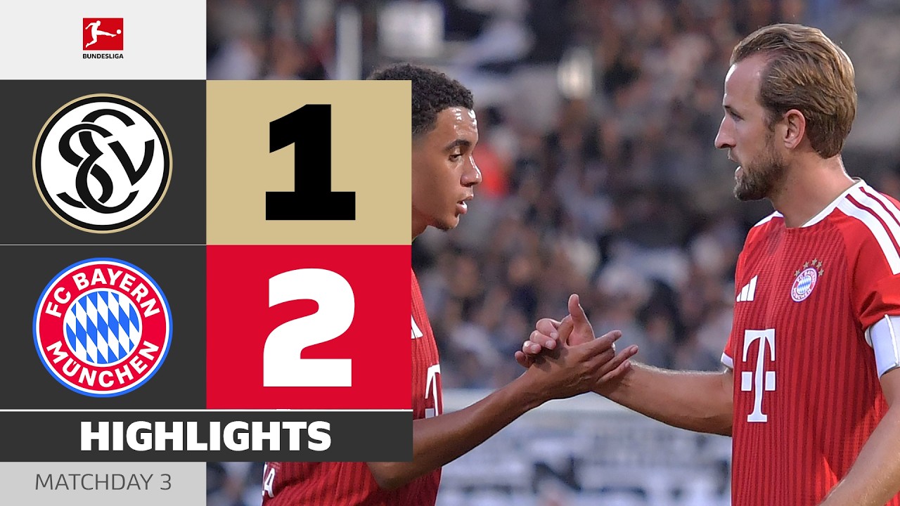 First Goal of the Season for Kane | SV ELVERSBERG - FC BAYERN | Highlights | Matchday 3 – Bundesliga