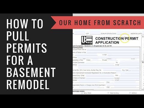 How to Pull Permits for a Basement Remodel