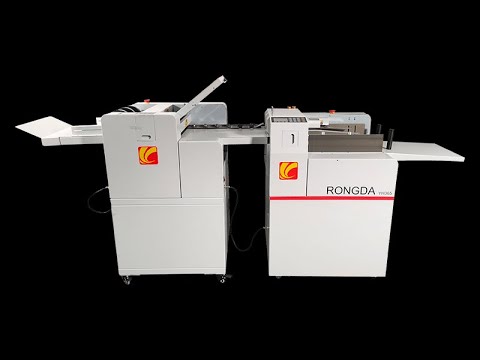 Автоматический биговщик RD YH-365 + фальцевальная машина RD390