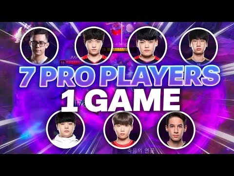 7 PROS IN ONE MATCH?! THE MOST STACKED GAME EVER (Ft Gumayusi, Keria, TFBlade, Canna, Doran, Canyon)