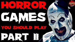 Horror Games That Are Actually Good - Part II #horrorgames #retrogaming #retrogames