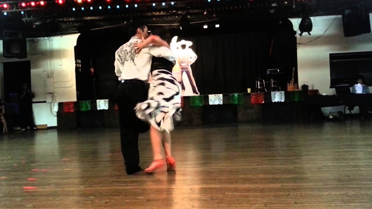 Brian Nguyen and Virginia Pandolfi Milonga at Tango Mio in Los Angeles 2013