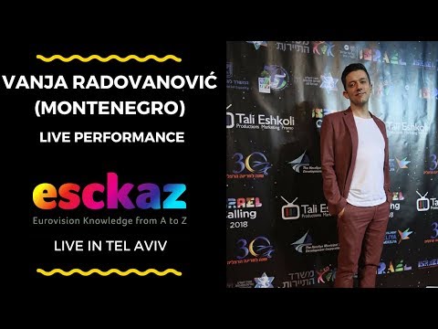 ESCKAZ in Tel Aviv: Vanja Radovanovic (Montenegro) - Inje (live at Israel Calling)