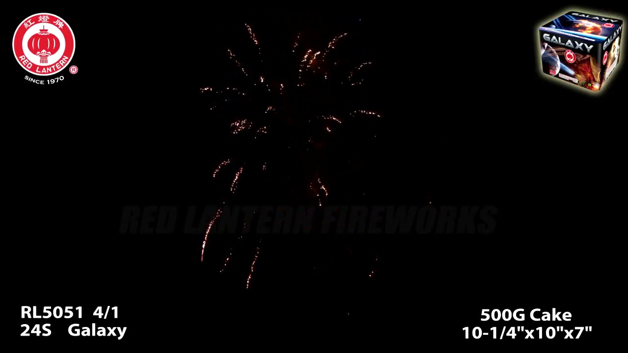 Galaxy - Red Lantern Fireworks - 500 Gram - RL5051