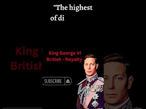 King George VI Quotes
