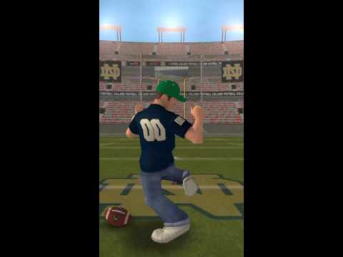 College Field Goal Challenge Video