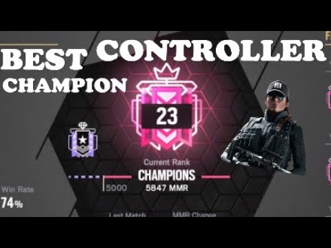 INSANE *PS5* CONTROLLER CHAMPION RANKED HIGHLIGHTS - RAINBOW SIX SIEGE