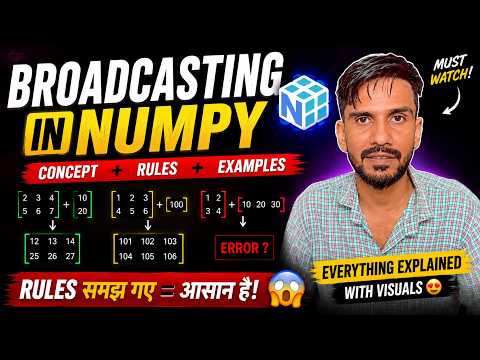 Numpy Broadcasting Explained Rules Examples Errors Complete Tutorial
