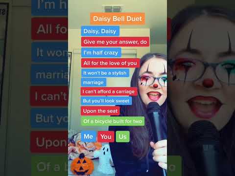 SING WITH ME CHALLENGE DAISY BELL! #shorts #singer