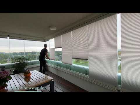 Solarlux Plissé voor glazen schuiframen