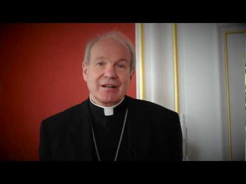 Antwort des Kardinals: "Most important element in our faith?"