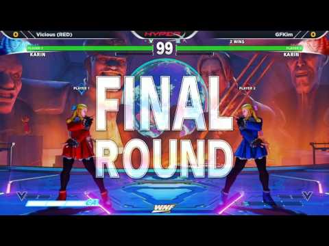 WNF SFV - Off Season 2.2 - Vicious (Karin (Red)) vs GFKim (Karin (Blue))