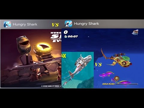 Moby Dick vs Heidi Shark (Evolution vs World) - Hungry Shark Evolution/World