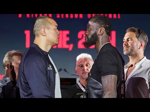 Deontay Wilder vs Zhilei Zhang • FULL FACE OFF | Frank Warren & Eddie Hearn 5 vs 5 | DAZN Boxing