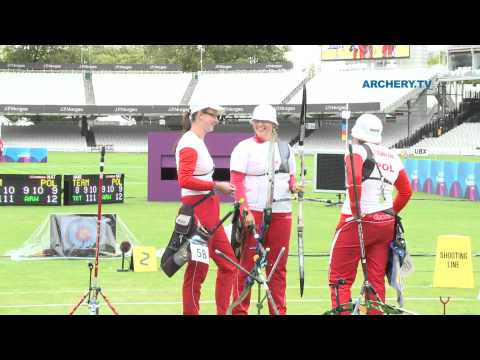 Belarus v Poland – recurve women’s team 1st round | London 2012 Olympic Test Event