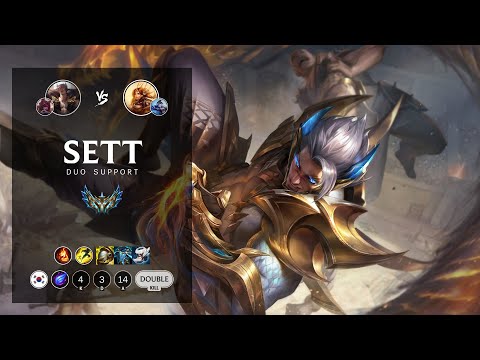 Sett Support vs Leona - KR Challenger Patch 12.10