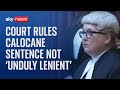 Nottingham killer Valdo Calocane's sentence was not 'unduly lenient', judges rule