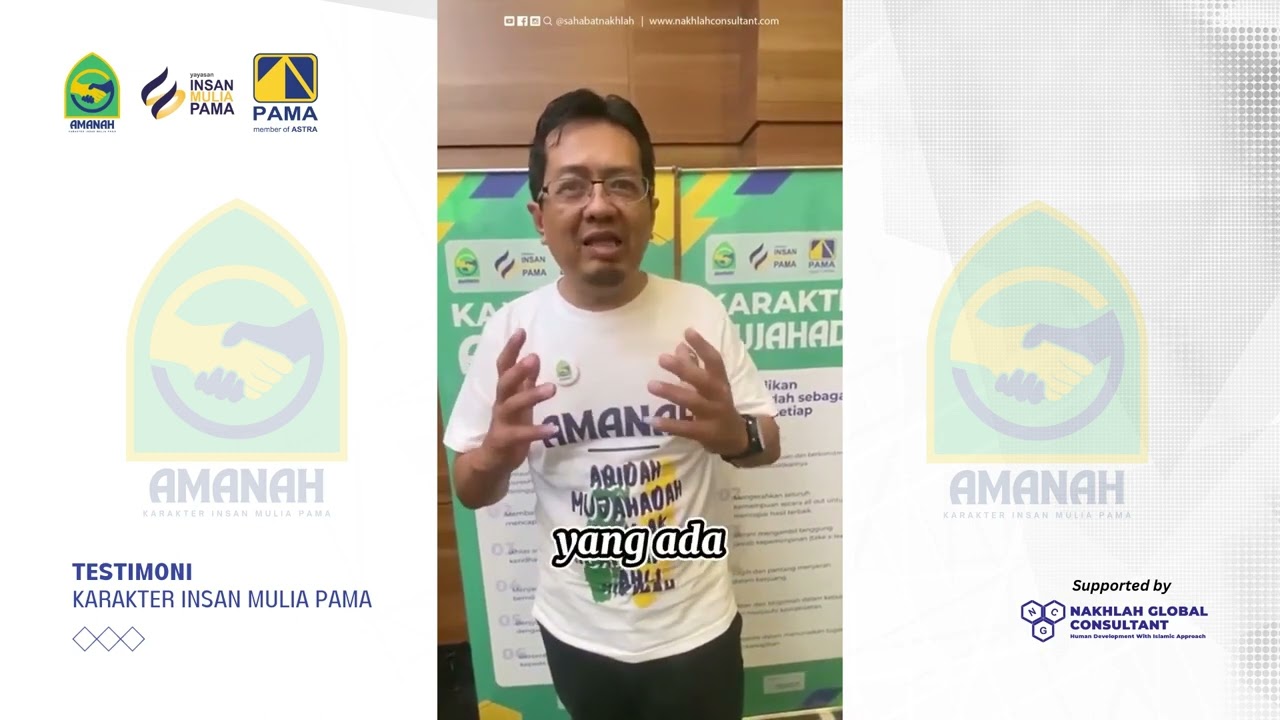 Internalisasi Karakter Amanah PT. PAMAPERSADA NUSANTARA