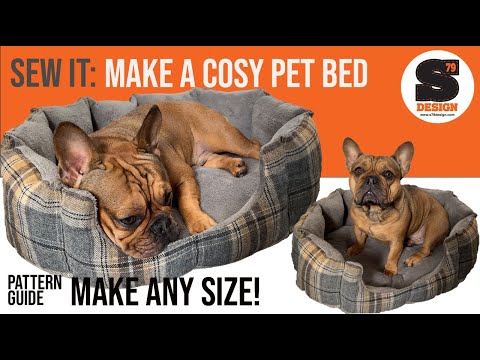 Sew an amazing dog bed! FULL TUTORIAL