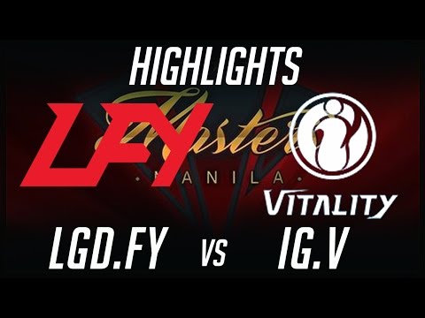 LGD.FY vs iG.V Quarterfinals The Manila Masters China Highlights Dota 2 by Time 2 Dota #dota2