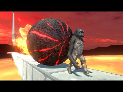 Run Away from the Fireball - Animal Revolt Battle Simulator