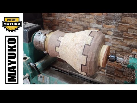 GINGER JARS, segmented woodturning