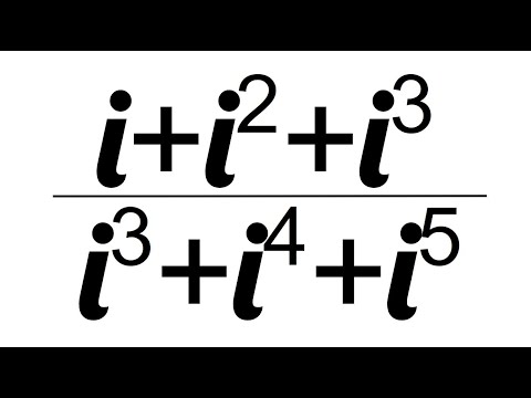 ¿SABES SIMPLIFICAR ESTA FRACCIÓN CON NÚMEROS IMAGINARIOS i? Números Complejos