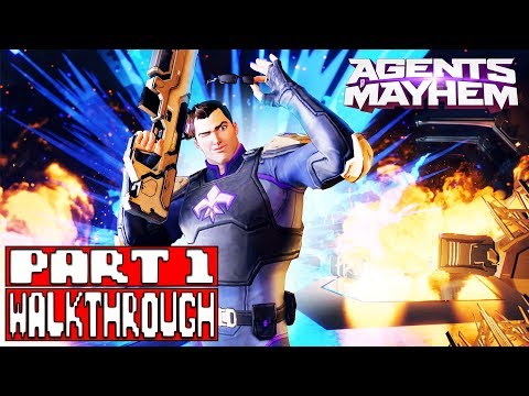 Agents of Mayhem Gameplay Walkthrough Part 1 - No Commentary