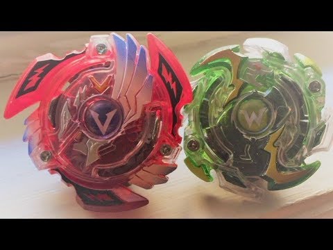 Valkyrie V2 7 Hold vs Wyvern W2 8 Atomic - Beyblade Burst Evolution