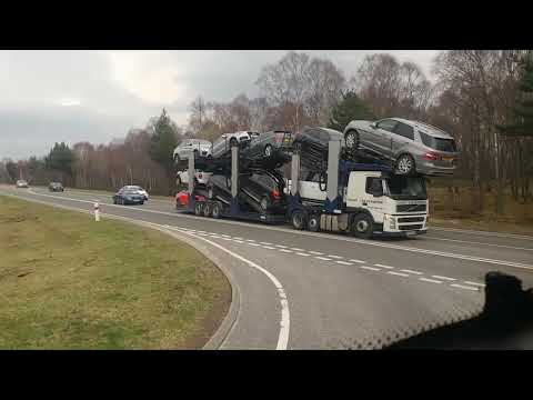 On board Stagecoach Highland Volvo B7R Plaxton Profile 53252 SP06FVE