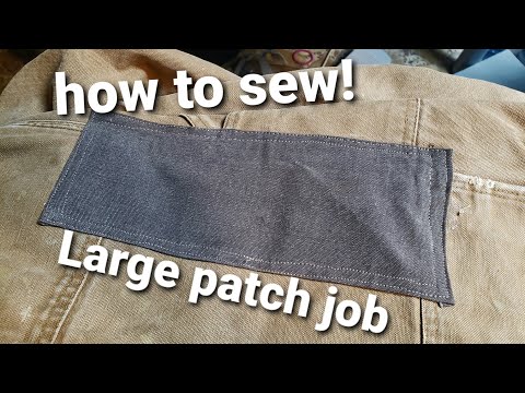 Patch up those work  clothes!  Large External Patch job