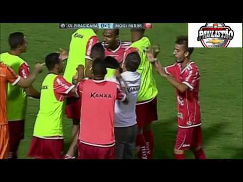 Gol de Geovane na vitória do Mogi Mirim sobre o XV de Piracicaba