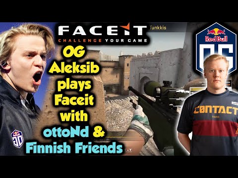 OG Aleksib ON FIRE at Faceit with ottoNd & Finnish Friends in Dust2