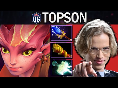 OG.TOPSON DARK WILLOW WITH MJOLNIR AND MKB - DOTA 2 GAMEPLAY