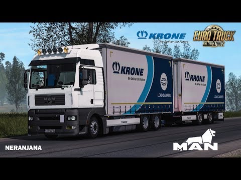 ETS 2 Mod | DLC Krone BDF addon by Pannickus for MAN TGA BY MADSTER [ETS2 v1.35]